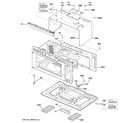 GE PSA2200RWW02 oven cavity parts diagram