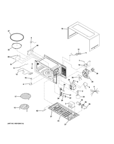 Oven cavity parts