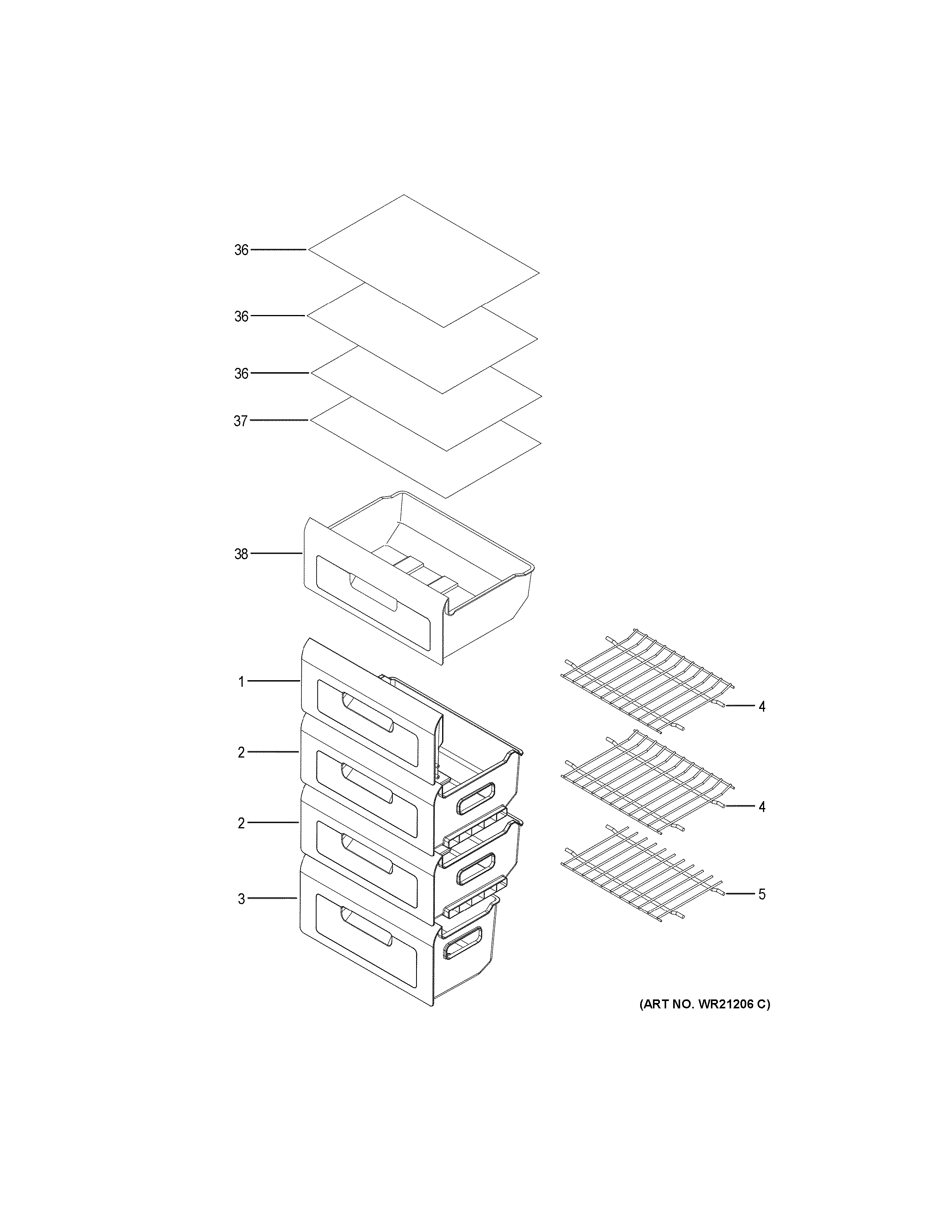 Shelves & drawers