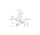 GE GSD2300R00WW motor-pump mechanism diagram