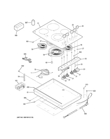 Control panel & cooktop