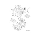 GE C2S985SET9SS door & drawer parts diagram