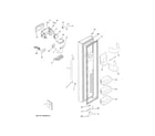 GE GSHS9NGYBCSS freezer door diagram