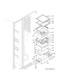 Fresh food shelves