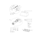 GE CV48SSL1SS range hood diagram