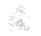 GE JNM3161RF4SS oven cavity parts diagram