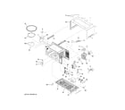 GE PEM31DF2WW oven cavity parts diagram