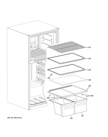 Shelves & drawers