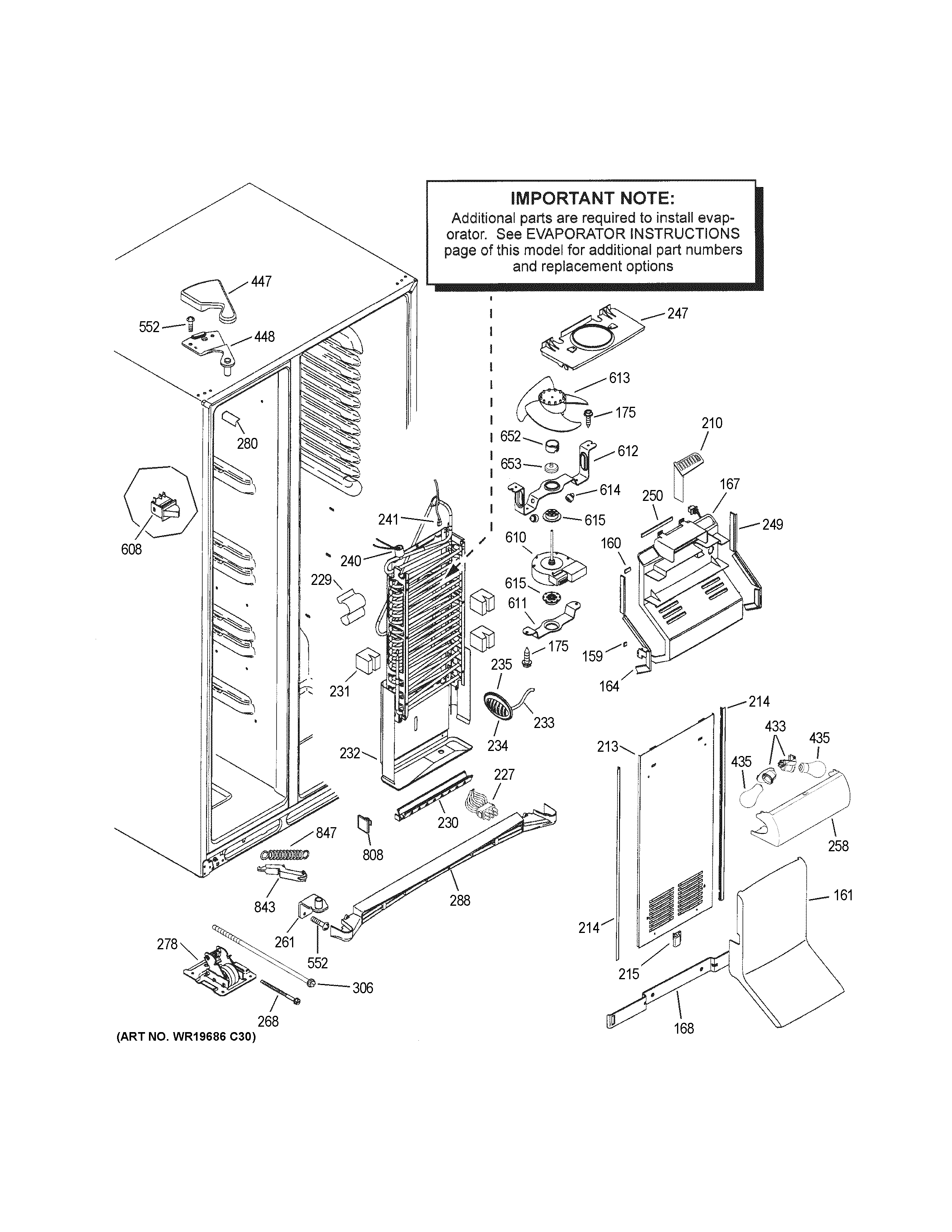 Freezer section
