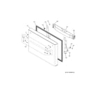 GE CYE22TSHKSS freezer door diagram