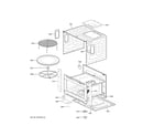 GE PT7800DH5BB oven cavity parts diagram