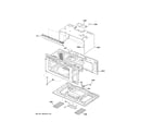GE ZSA1201J2SS oven cavity parts diagram