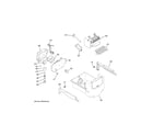 GE GSE25HBLJHTS ice maker & dispenser diagram