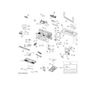 GE DVM7195SK3SS oven cavity parts diagram