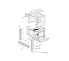 GE ZSC1001J4SS oven cavity parts diagram