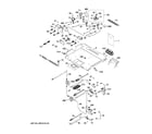 GE CGS990SET3SS gas & burner parts diagram