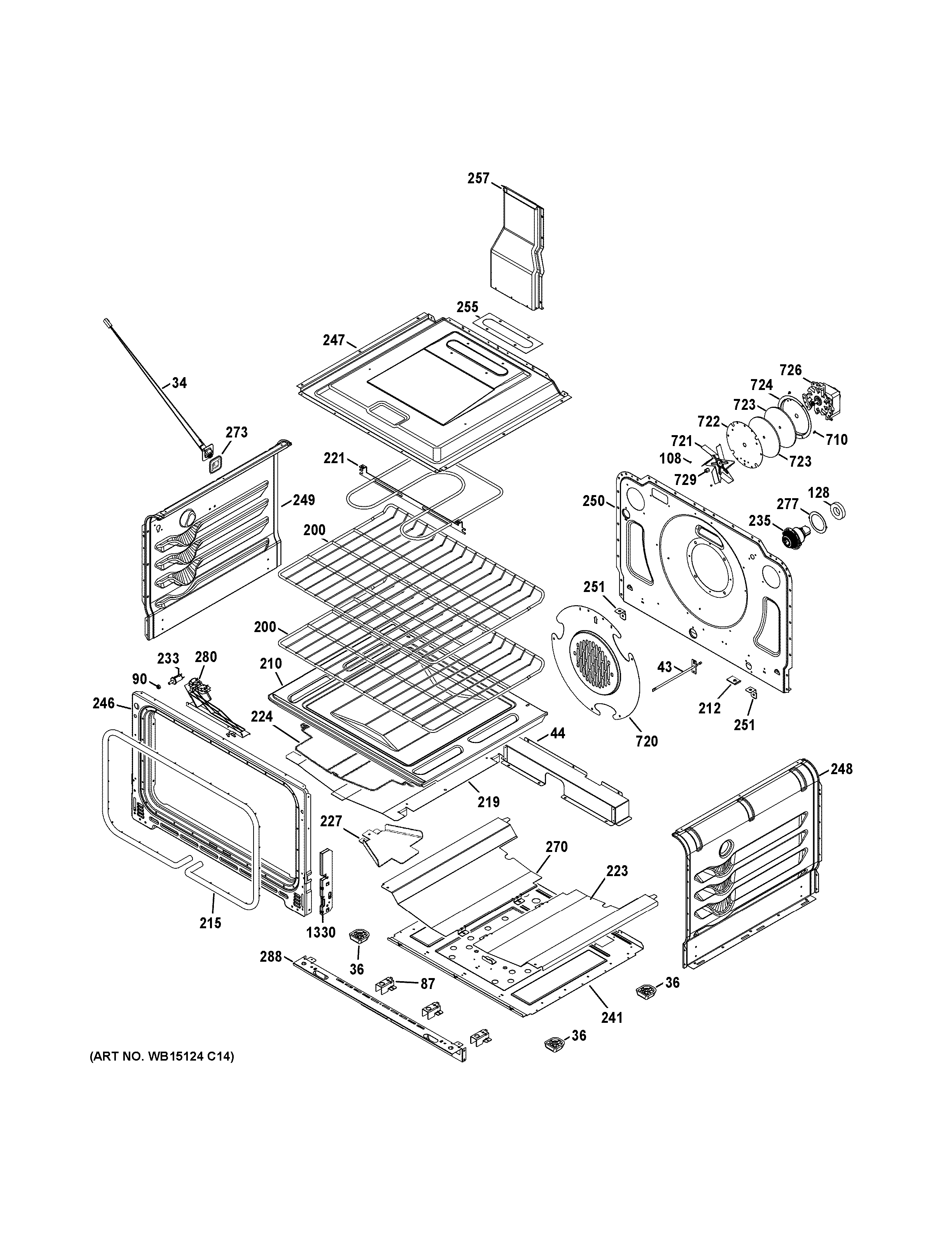 Lower oven