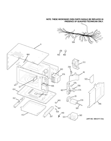 Microwave body parts