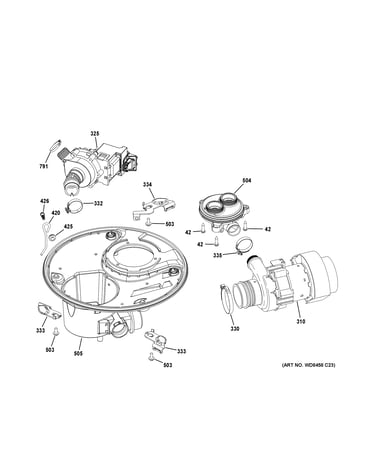 Sump & motor mechanism