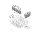 GE ADT521PGJ0WS lower rack assembly diagram