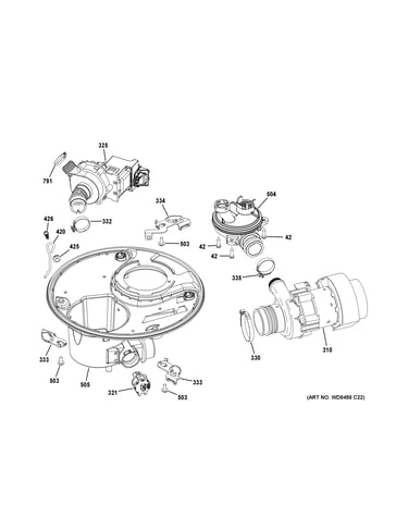 Sump & motor mechanism