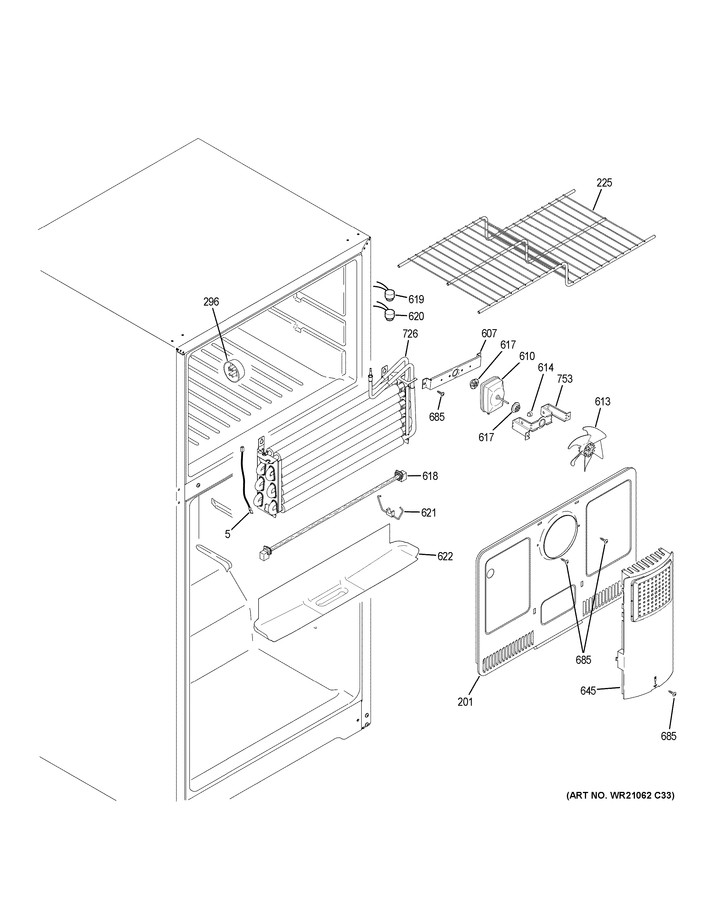 Freezer section