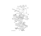 GE CVM1790SS4SS oven cavity parts diagram