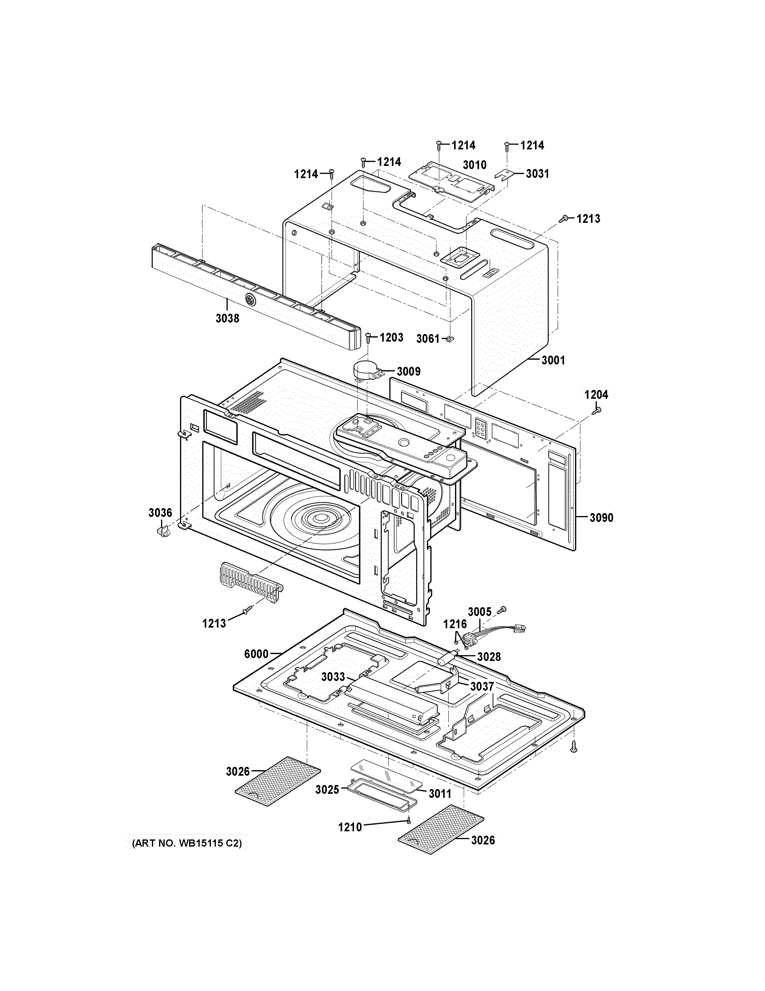 Oven cavity parts