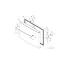 GE GFE28GGKHBB freezer door diagram