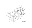 GE PB930SJ1SS door diagram