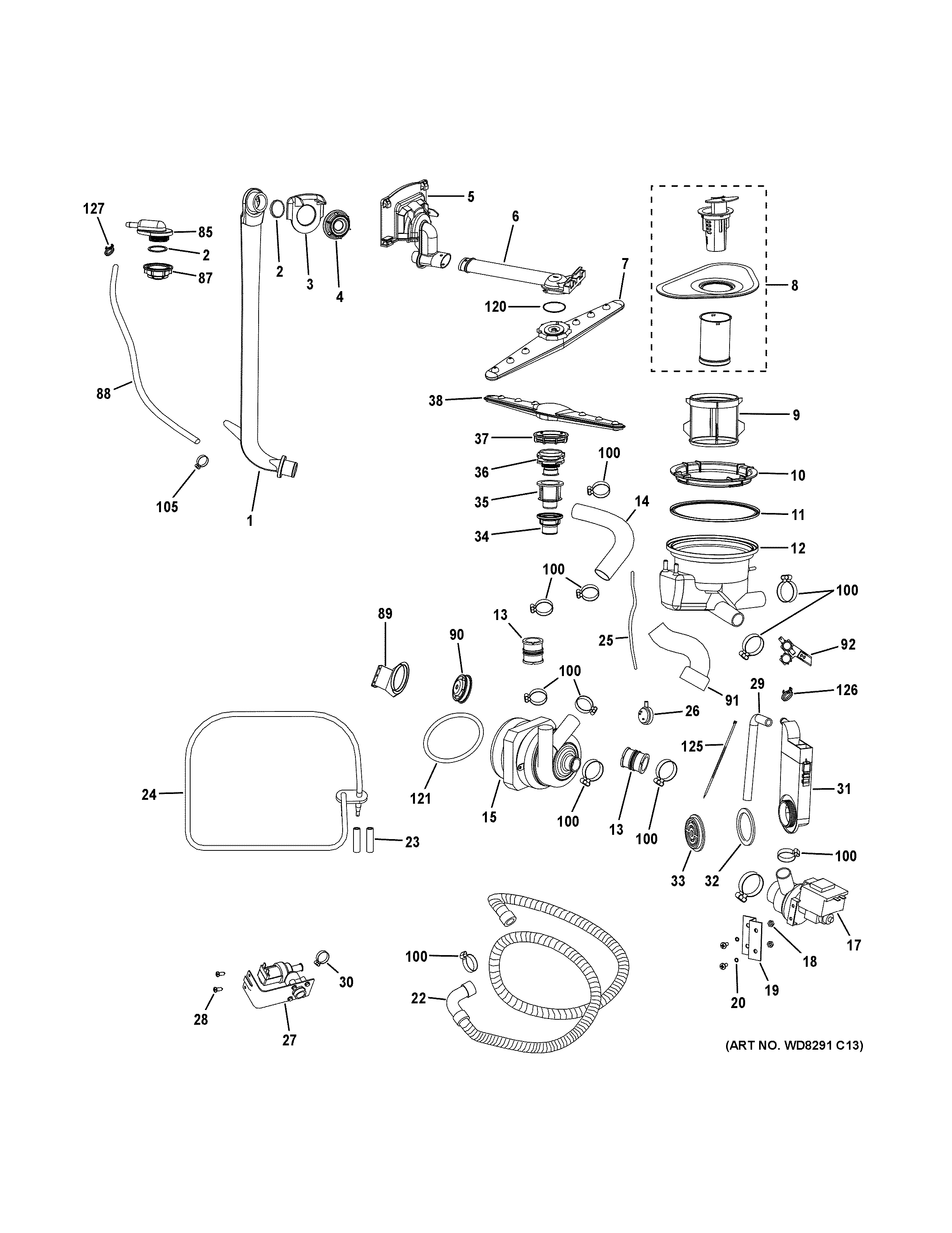 MOTOR-PUMP MECHANISM