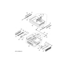 GE CFE28USHBSS freezer shelves diagram