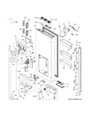 Dispenser door