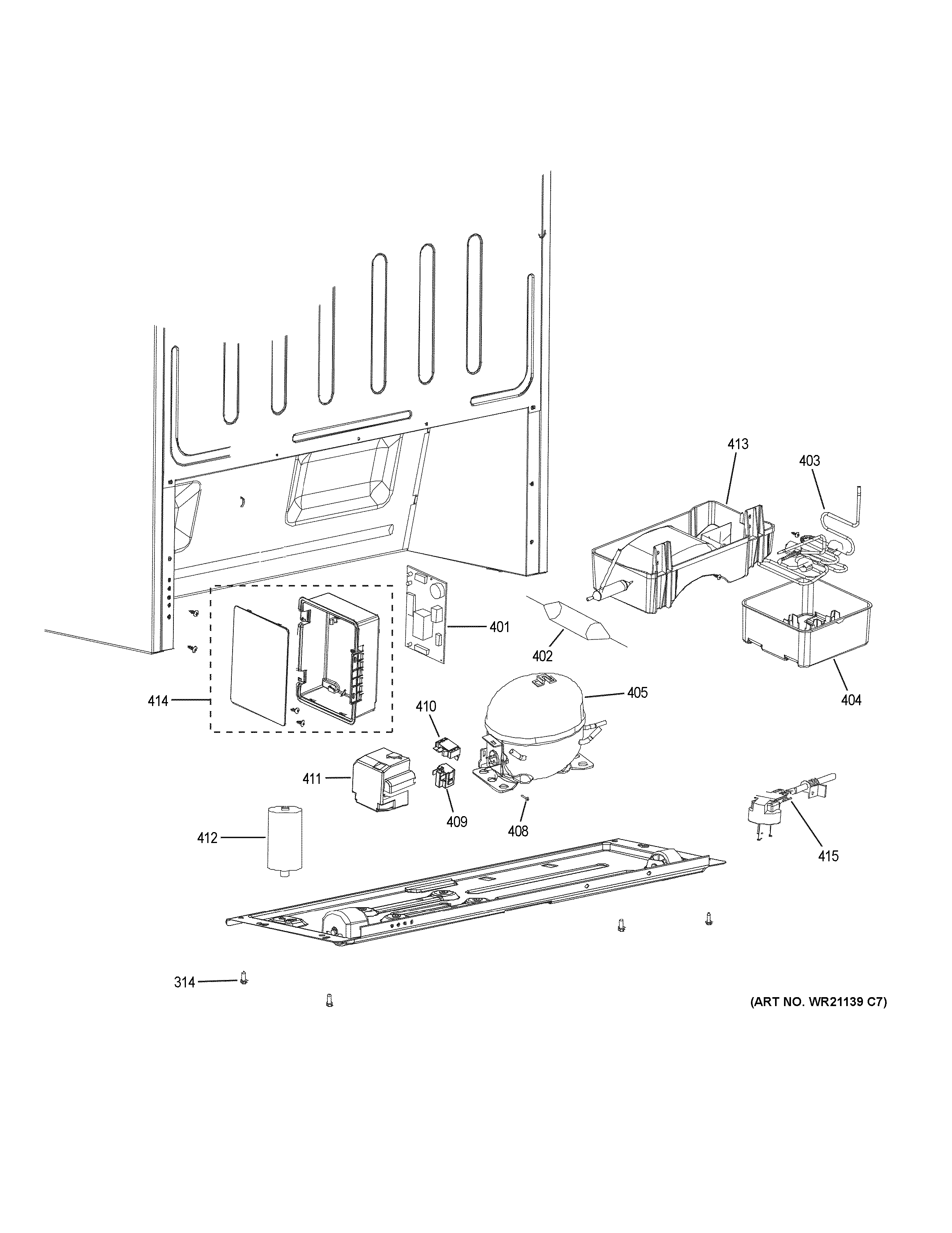 Machine compartment