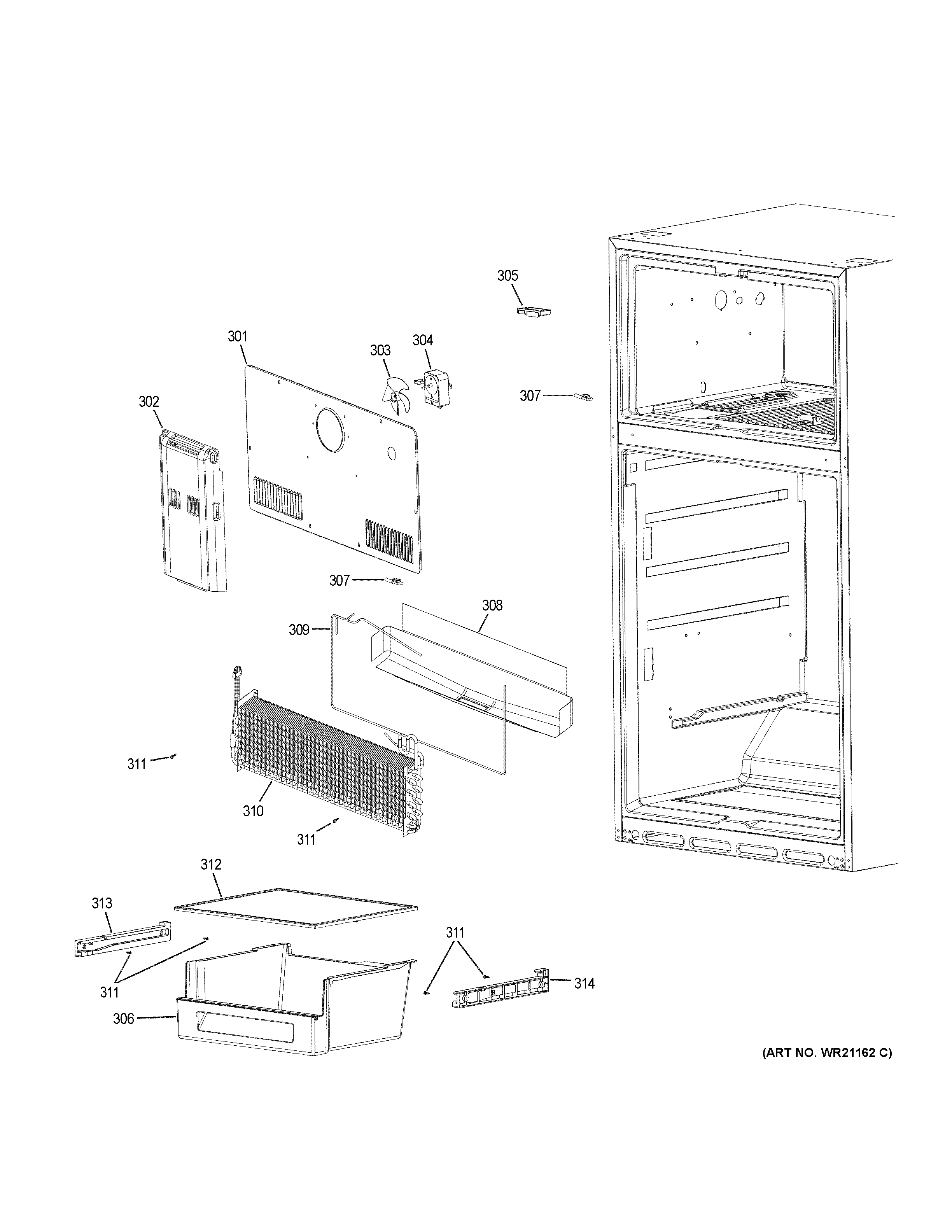 Freezer section