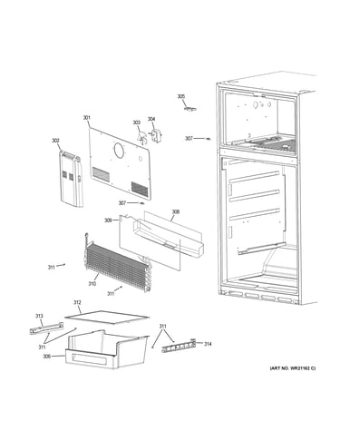 Freezer section