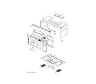 GE JVM3162DJ1BB oven cavity parts diagram