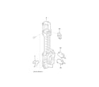 GE JNM3163RJ2SS latch board parts diagram