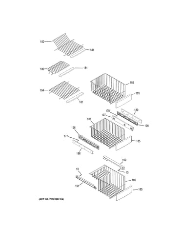 Freezer shelves