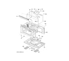 GE PSA1200RBB02 oven cavity parts diagram