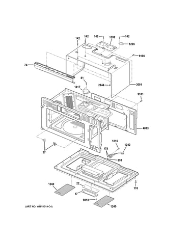 Oven cavity parts