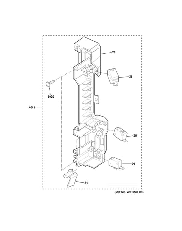 Latch board parts