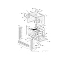 GE SCB1000MBB001 oven cavity parts diagram