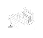 GE CTS90DP4M1W2 door diagram