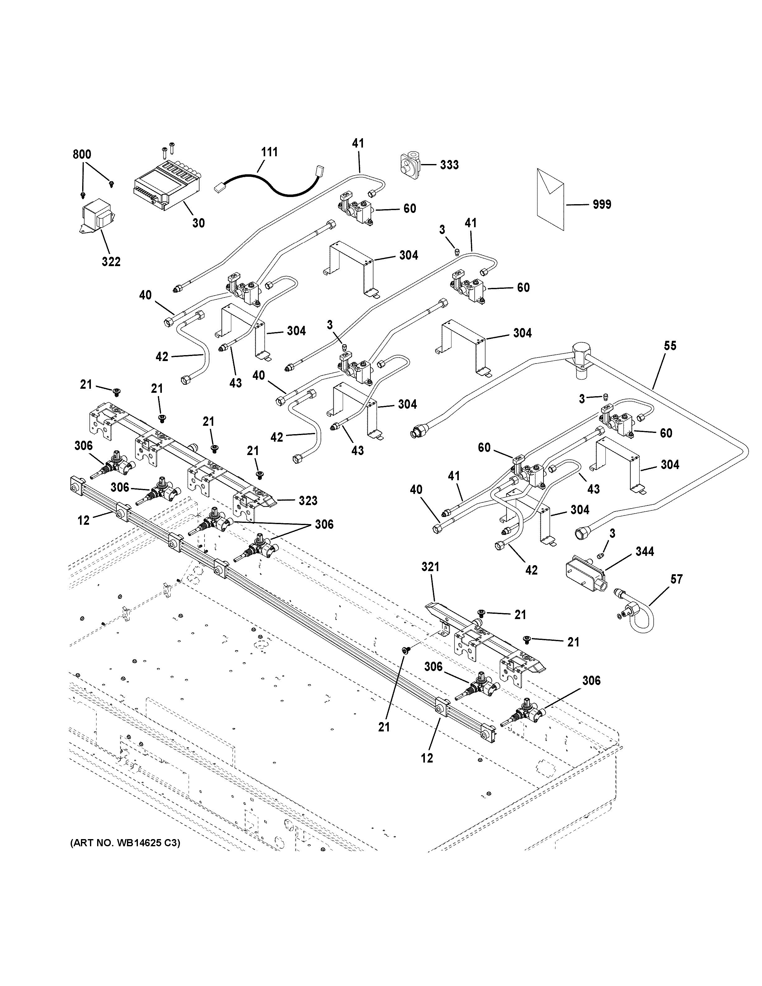 Gas & burner parts