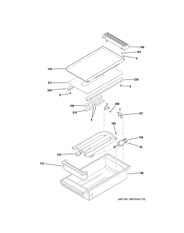 Griddle assembly