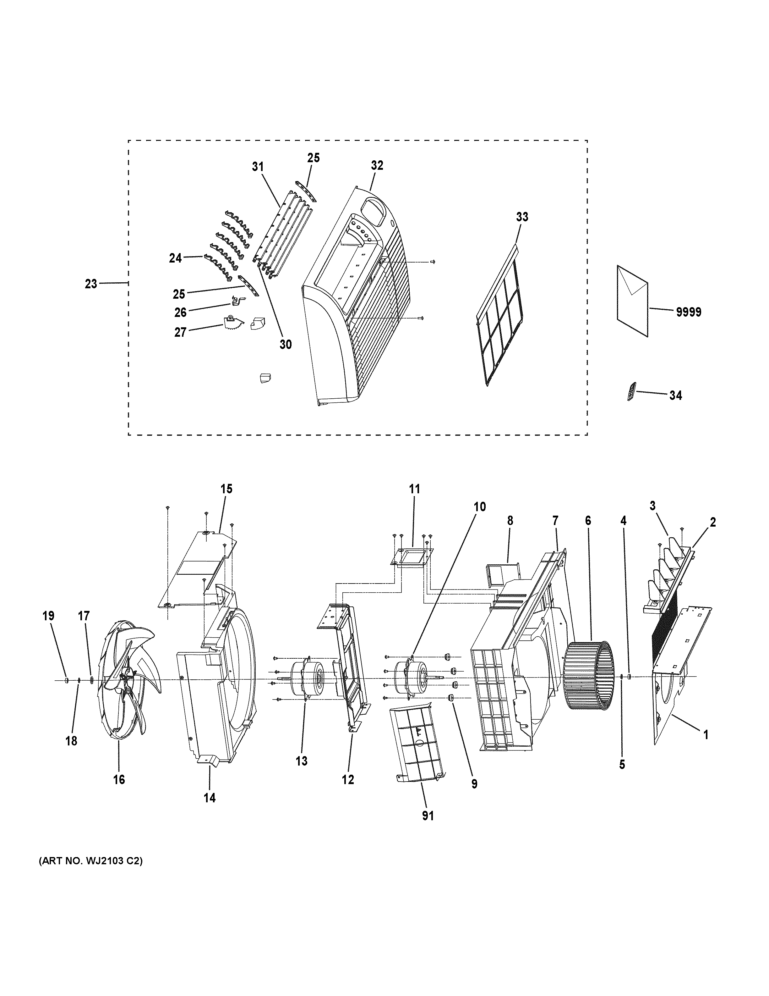 GRILLE & CHASSIS PARTS