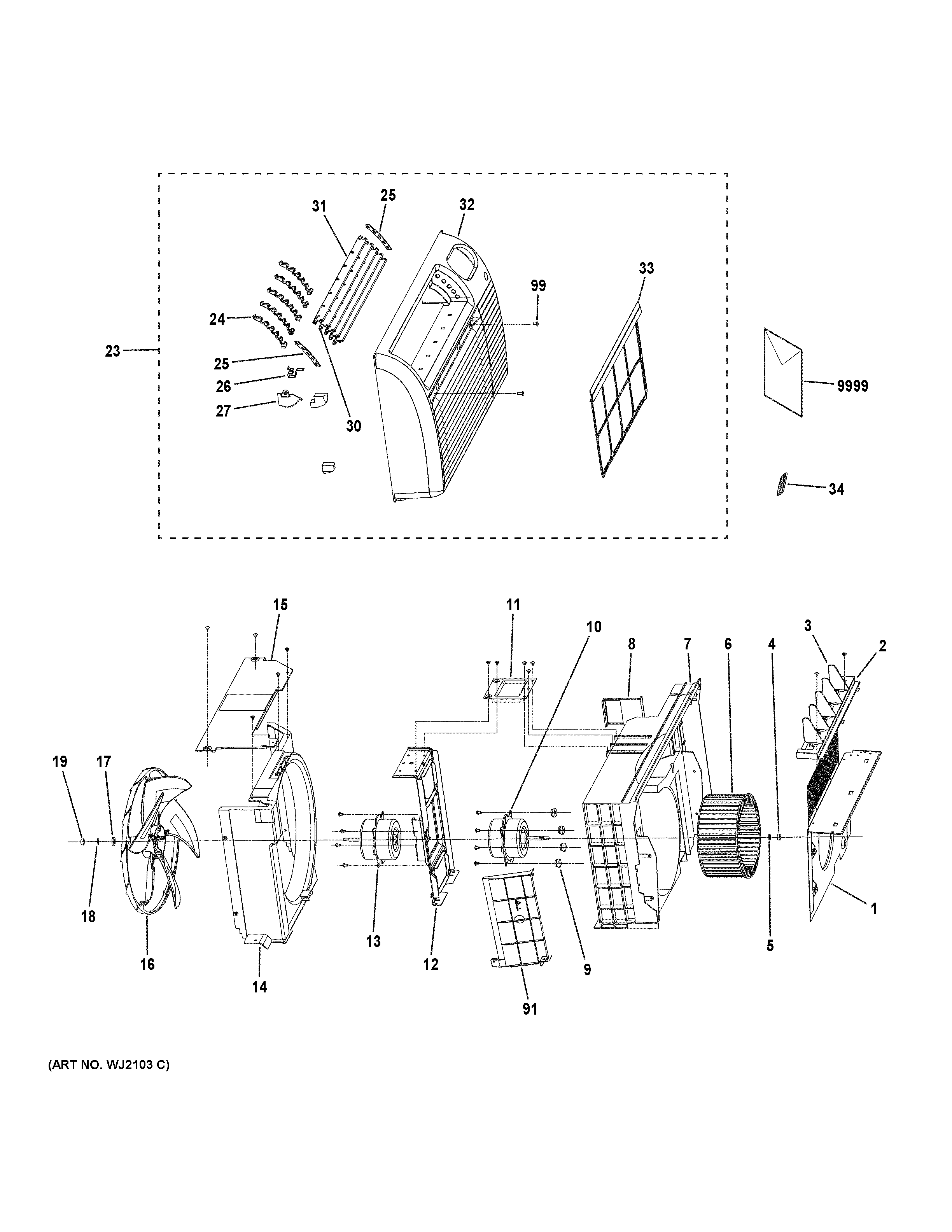 Grille & chassis parts
