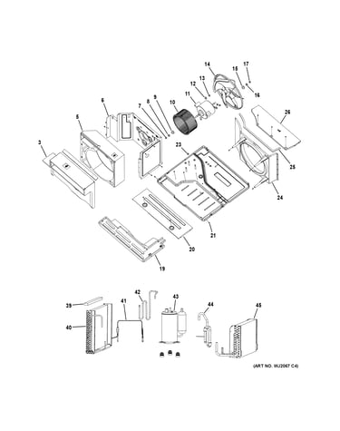 Base pan & unit parts