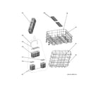 GE GLDA690F00BB rack assemblies diagram